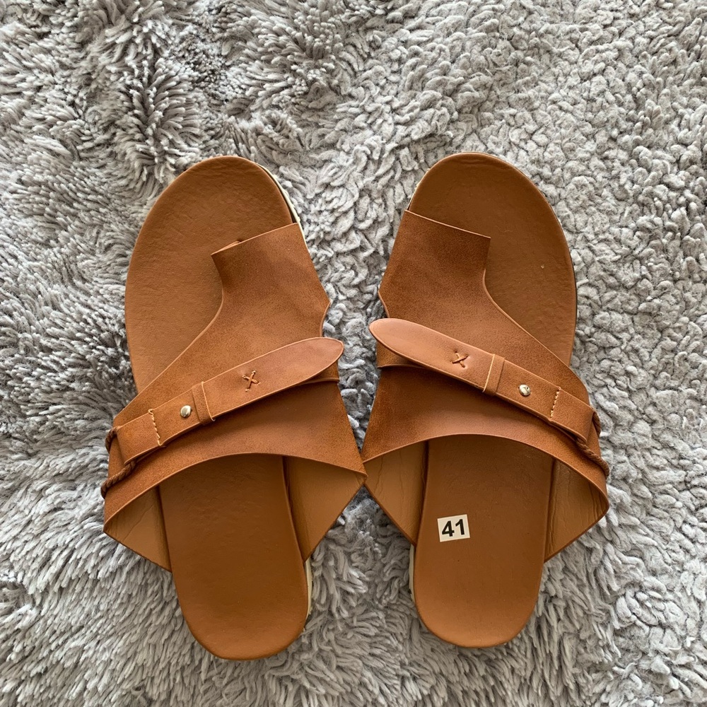 Brown sandals
